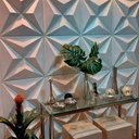 Ver imagem 4 de 50 Placas 3d Revestimento Decorativo Pvc Alto Relevo 3,12 M²