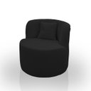Ver imagem 5 de Kit 2 Poltronas com Sofá Curvo 2 Lugares Feijão Forma Orgânica 1,50 Bouclé Maranata