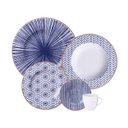 Ver imagem 1 de Aparelho de Jantar Porcelana Decorada 20 Peças Abstratta Tramontina 96589/048