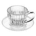 Ver imagem 2 de Jogo 4 Xicaras Café Cristal C/pires Imperatriz 110ml