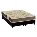 Ver imagem 1 de Cama Box Queen: Colchão Espuma Orthoflex D33 Comfortpedic Line + Base CRC Suede Black(158x198)