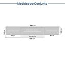 Ver imagem 7 de Cozinha Planejada 5 Peças 4 Aéreos 1 Balcão Nara CabeCasa MadeiraOriginals Marrom/Avena