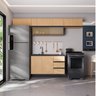 Cozinha Modulada 5 Peças 4 Aéreos 1 Balcão Nara CabeCasa MadeiraOriginals - 2