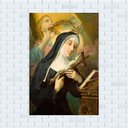 Ver imagem 1 de Placa Decorativa Mdf Santa Rita de Cássia Tamanho 20x27cm