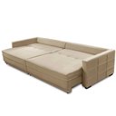 Ver imagem 3 de Sofá Retrátil e Reclinável 2,30m Karina Veludo Bege Madelina Decor