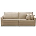 Ver imagem 6 de Sofá Retrátil e Reclinável 2,30m Karina Veludo Bege Madelina Decor