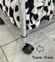 Ver imagem 6 de Estante de Aço Cromada Vghome 4 Prateleiras 1,85m com Cabideiro