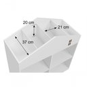 Ver imagem 3 de Organizador Casinha Nara 100%mdf Quarto Brinquedos