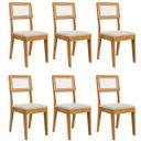 Ver imagem 5 de Kit Mesa de Jantar Harmonia com 6 Cadeiras Bella em Boucle