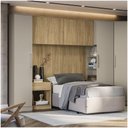 Ver imagem 3 de Guarda-roupa 1 Porta Versa Conect 45cm