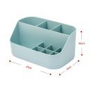 Ver imagem 2 de Organizador Multiuso Mesa Escritório 10 Divisórias:AZUL