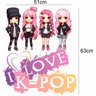 Adesivo de Parede K-pop - I Love Kpop Adesivos Teen - 2