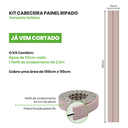 Ver imagem 2 de Painel Ripado Cabeceira Quarto Cama Solteiro - Play+ Rosa