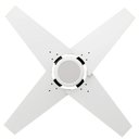 Ver imagem 1 de Ventilador de Teto Com Controle Remoto Natuvent Callis Led 4 Pás Madeira Branco 3000k Branco Quente