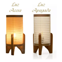 Ver imagem 4 de Abajur Luminaria Mesa Quarto Palha Indiana Classico Decorativo:branco