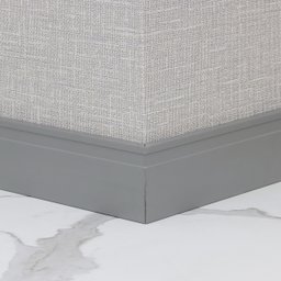 Rodape Cinza Claro Pvc 240x10 Cm 10 Peças - 7