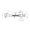 Ver imagem 5 de Ducha higiênica metal cromado c/ registro Luxo Civitt