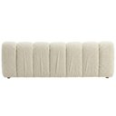 Ver imagem 5 de Sofá Living Gomo 180cm 03 Lugares Pés Madeira Bouclé Off White - Nexta Casa