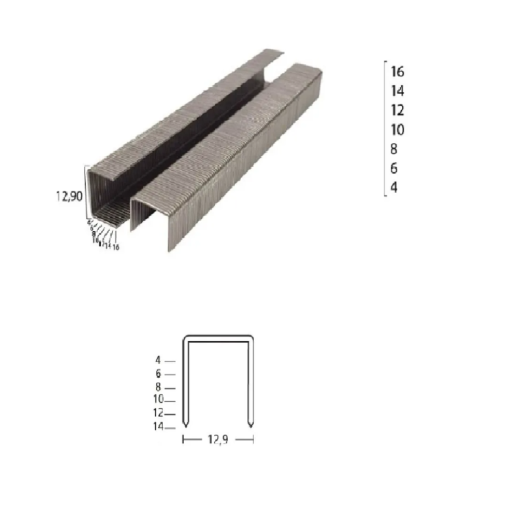 Grampo Pcw 80/06 - 1 Caixa (10.000 Pcs ) - 2