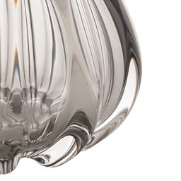Vaso de Vidro Italy Cinza 13cm x 17cm - Wolff - 4