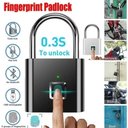 Ver imagem 3 de Cadeado Biométrico Impressão Digital Mala Corrente Armário