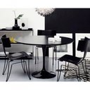 Ver imagem 2 de Mesa De Jantar Tulipa Saarinen Redonda 110cm Laqueada Preto
