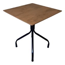 Mesa Moema 70x70 para Sorveteria Restaurante Imbuia Base Preta - 3