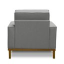 Ver imagem 5 de Poltrona Decorativa Living com Base Lavinia Linho Adonai Estofados