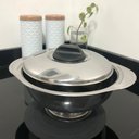 Ver imagem 6 de Sopeira Aço Inox Grande 1,7l Para Feijoada Caldo Sopa 3 Peça
