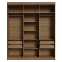 Ver imagem 7 de Guarda-roupa Closet 4 Gavetas 180 Cm Venus Madesa Rustic