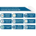 Ver imagem 5 de Cama Box c/Auxiliar Casal: Colchão Ortopédico Herval AG65 Frontier + Base CRC Courano Branco(