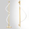 Abajur Coluna Moderno Rope 30w - Silicon Led 3000k - Ouro - 3