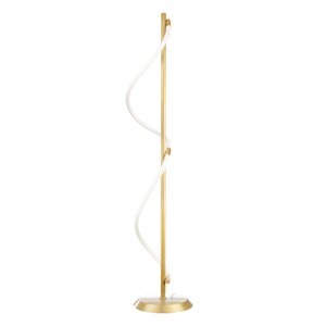 Abajur Coluna Moderno Rope 30w - Silicon Led 3000k - Ouro
