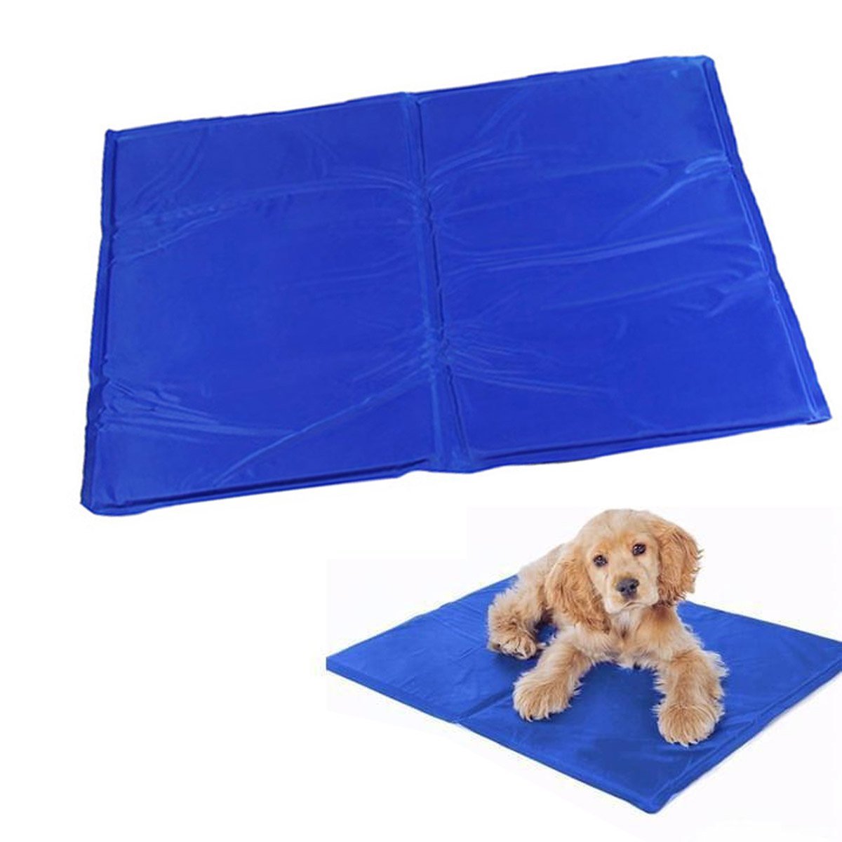 Tapete Gelado Cao Pet Gato Cachorro Refrescante 50x90cm Macio Confortavel Animal de Estimaçao Colcho