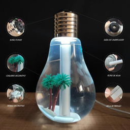 Umidificador Aromatizador de Ar Luminária Formato de Lâmpada - 4
