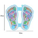 Ver imagem 3 de Massageador de Pes Reflexologia Acupuntura Acupressao Pontos de Pressao Fascite Plantar Relaxante Te
