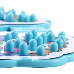 Massageador de Pes Reflexologia Acupuntura Acupressao Pontos de Pressao Fascite Plantar Relaxante Te - 4
