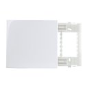 Ver imagem 1 de Placa Cega com Suporte Margirius Sleek 4x4 Branca