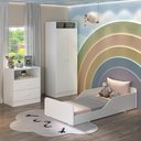 Ver imagem 1 de Quarto Infantil Completo Liz Multimóveis Branco