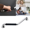 Ver imagem 3 de Barra Alça Apoio Angular 25x25cm Borracha Antiderrapante Idoso Gestante Criança Suporte Anti Queda a