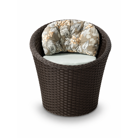 Chaise Poltrona Redonda Fibra Sintética