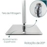 Chuveiro Ducha Teto Kit 9 Uni Inox 20x20 Slim Quadrado Banheiro Piscina Box Area Externa - 3
