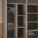 Ver imagem 7 de Guarda-Roupa 3 Portas com Espelho Araçá CabeCasa MadeiraOriginals Cinza/Fendi