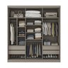 Guarda-Roupa 3 Portas com Espelho Araçá CabeCasa MadeiraOriginals - 7