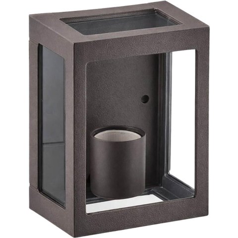 Luminária Arandela Onix Parede Lente Transparente Grade Aberta Termoplástico E27 Bivolt Dital