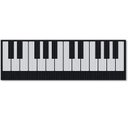Ver imagem 2 de Tapete de Cozinha Teclas Piano 1,25x0,40cm BEEK