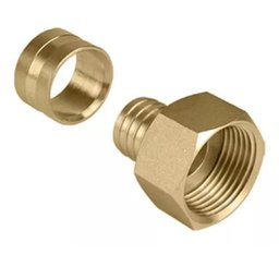 Conector Fixa Fêmea Pex Água 32x1"kit C/ 2-emmeti - 2