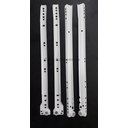 Ver imagem 2 de Corrediça Branca Comum para Móveis Gaveta 45cm 450mm (2 Pares)