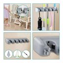 Ver imagem 2 de Suporte Multi 6 Posições Porta Vassoura Rodo Chave Oferta