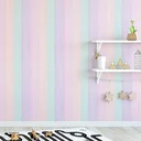 Ver imagem 2 de Papel de Parede Adesivo Infantil Madeira Colorida Lavável Fosco 3m